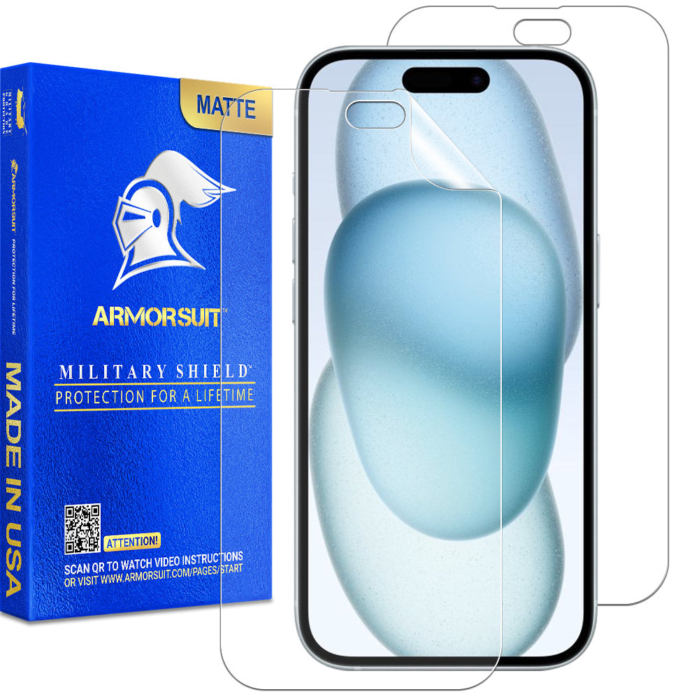 ArmorSuit MilitaryShield Screen Protector Film for Apple iPhone 15