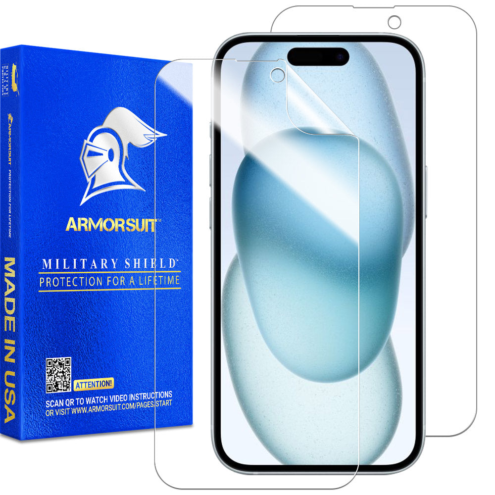 ArmorSuit MilitaryShield Screen Protector Film for Apple iPhone 15