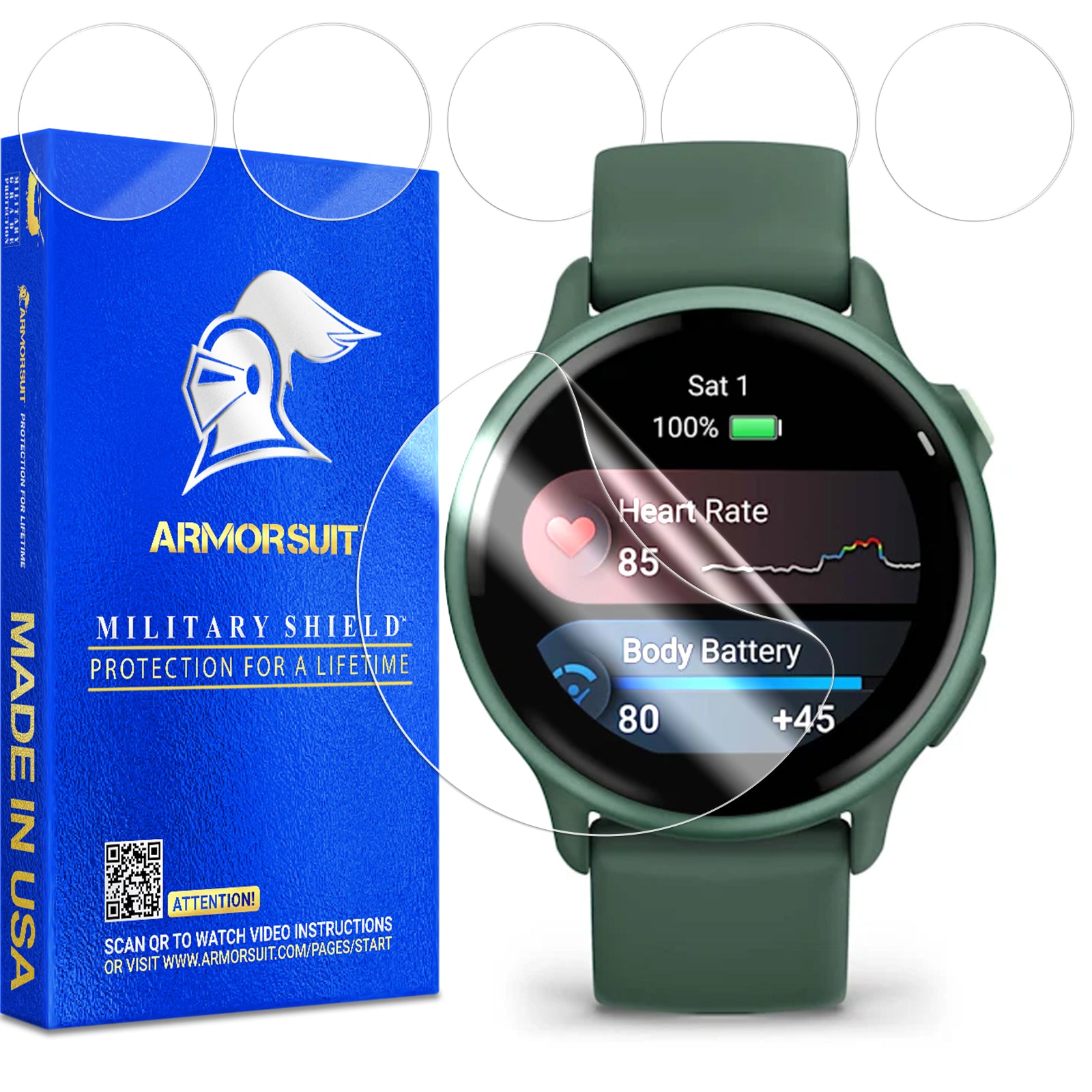 Pack] ArmorSuit MilitaryShield Screen Protector Film for Garmin Viv
