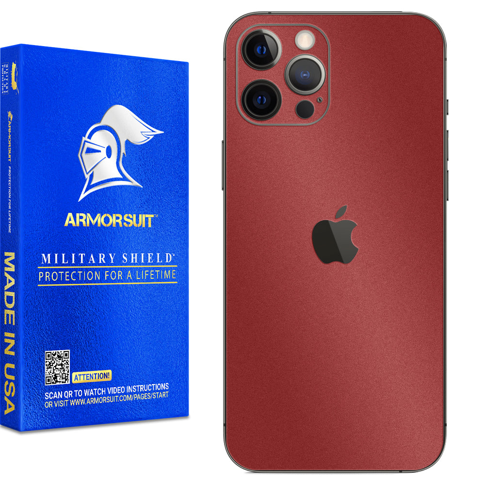 Armorsuit MilitaryShield Skin Wrap Film + HD Clear Screen Protector Designed for Apple iPhone 13 Pro (2021) - Anti-Bubble Film