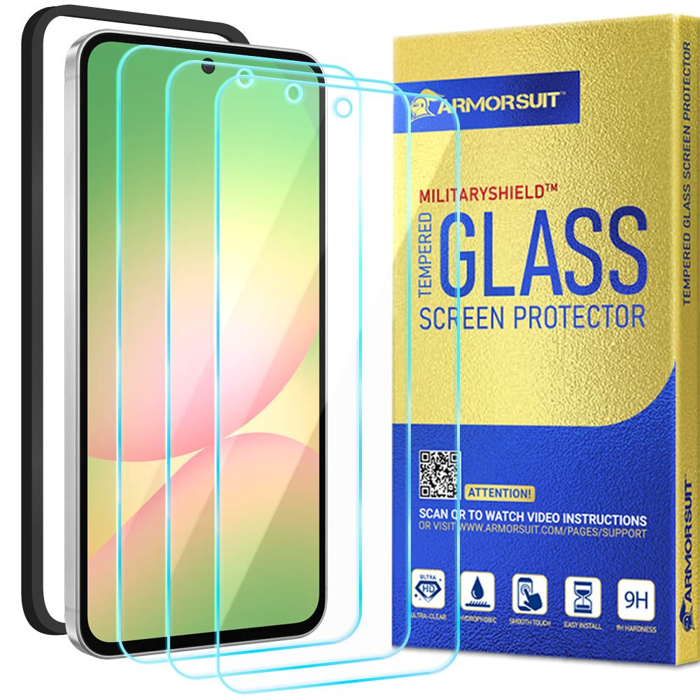Pack] ArmorSuit Tempered Glass Screen Protector for Samsung Galaxy