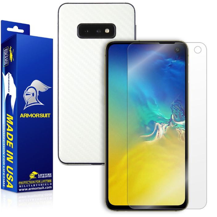 Samsung Galaxy S10e Carbon Fiber Skin Protector