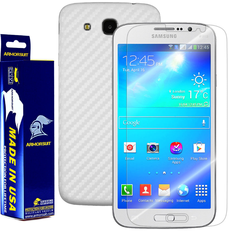 Samsung Galaxy Mega 5.8 Screen Protector + Carbon Fiber Film Protector