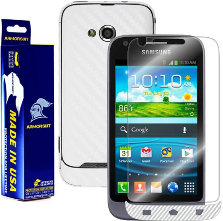 Samsung Galaxy Victory 4G LTE Screen Protector + Carbon Fiber Film Protector