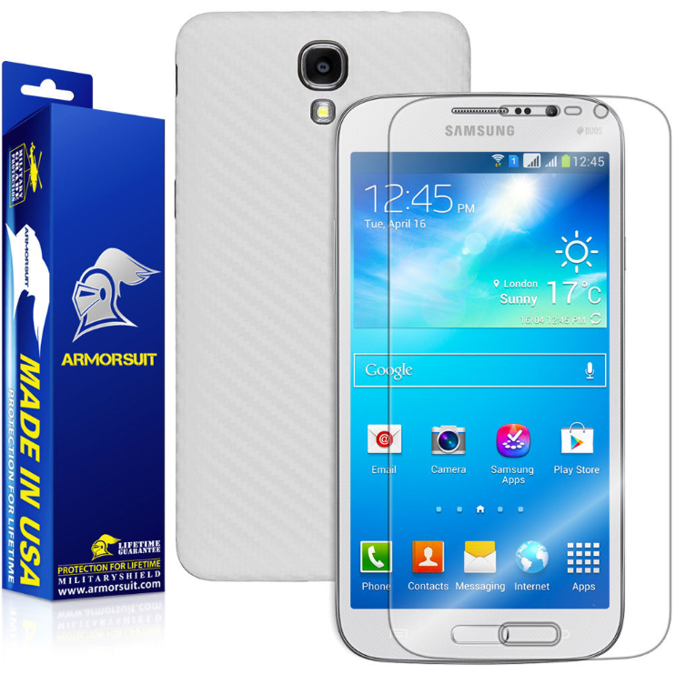 Samsung Galaxy Mega 2 Screen Protector + Carbon Fiber Skin