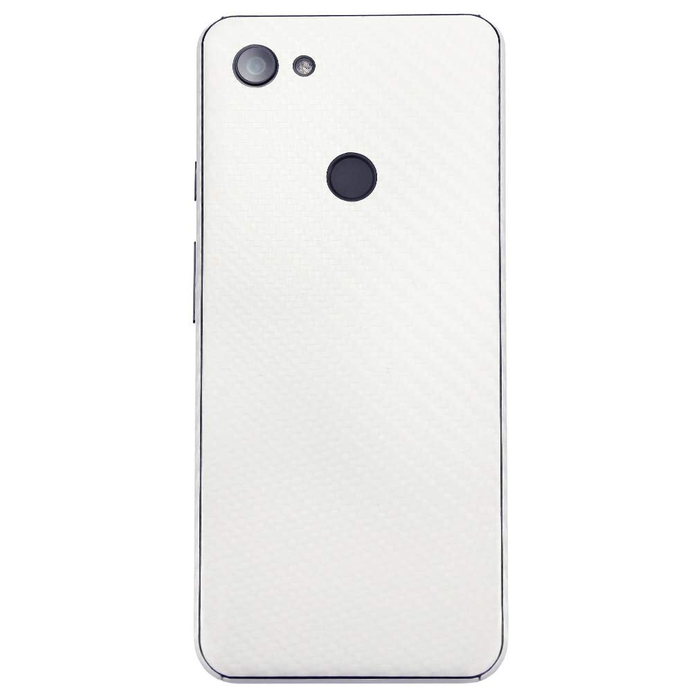 Google Pixel 3a XL Screen Protector + White Carbon Fiber