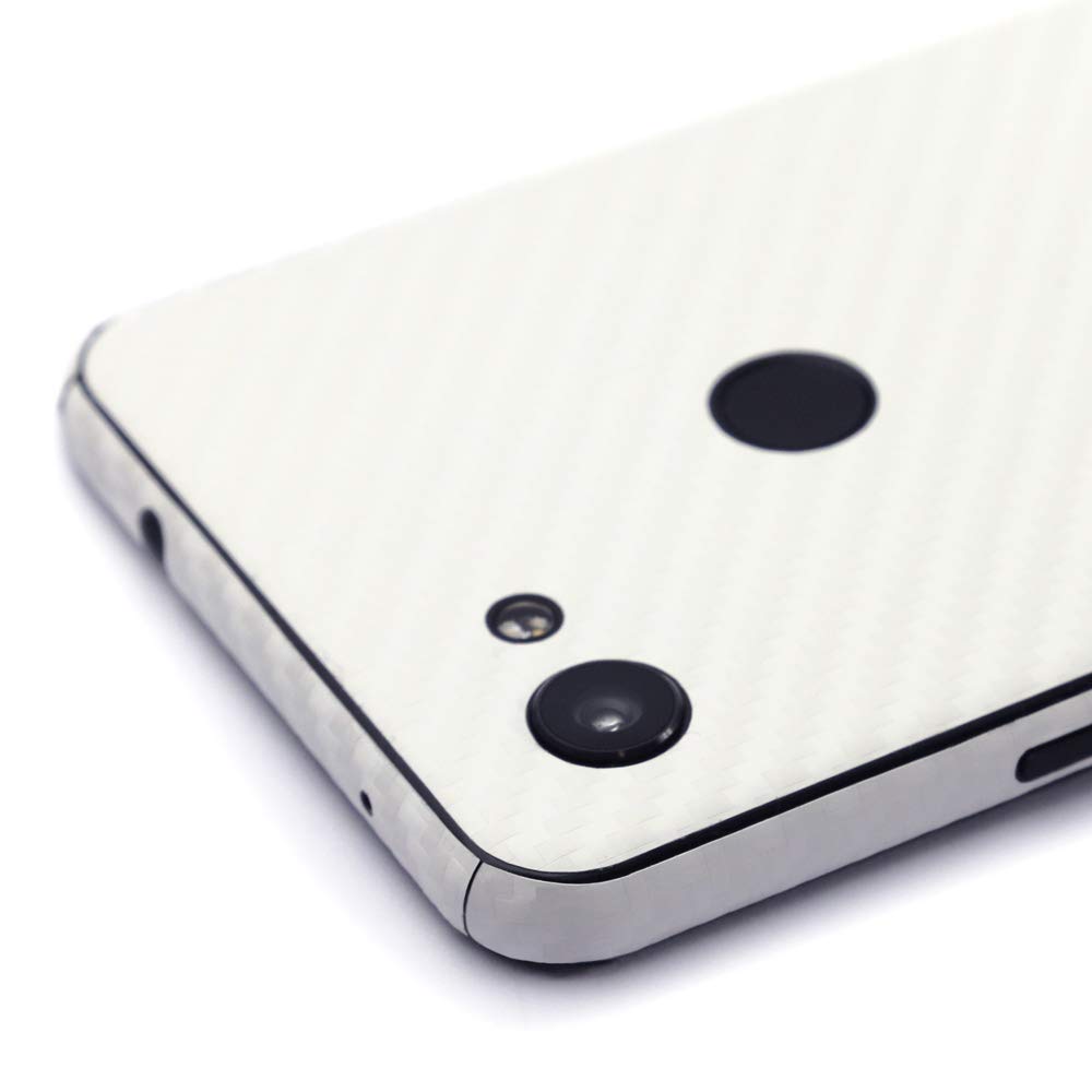 Google Pixel 3a XL Screen Protector + White Carbon Fiber