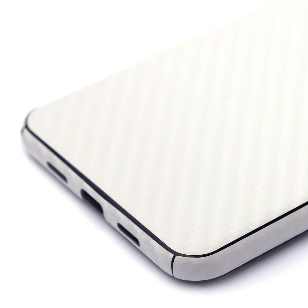 Google Pixel 3a XL Screen Protector + White Carbon Fiber