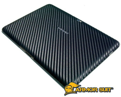 Samsung Galaxy Tab 8.9 Screen Protector + Black Carbon Fiber Skin