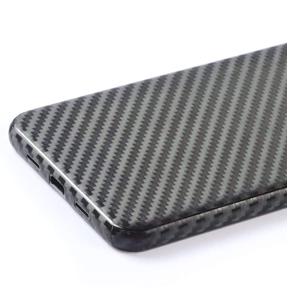 Google Pixel 3a XL Screen Protector + Black Carbon Fiber