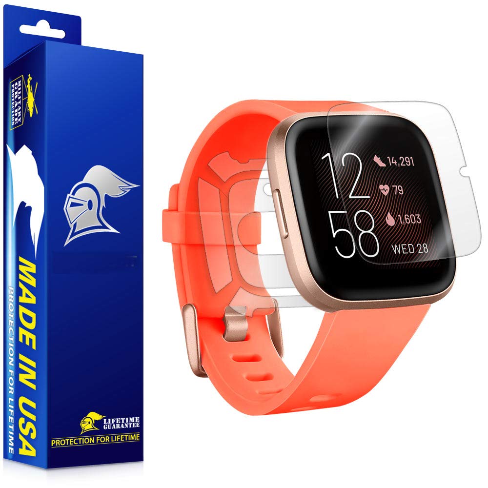 Fitbit Versa 2 Screen Protector + Clear Full Body Skin Protector