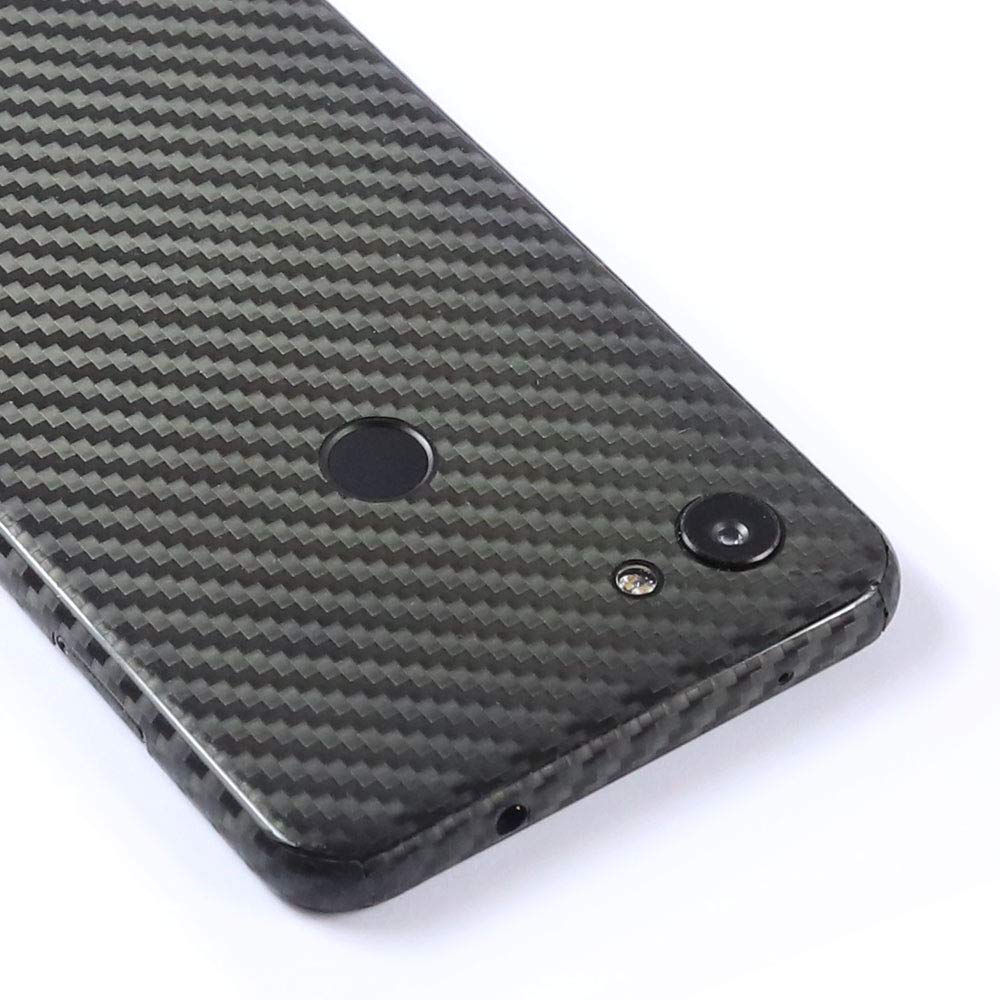 Google Pixel 3a XL Screen Protector + Black Carbon Fiber
