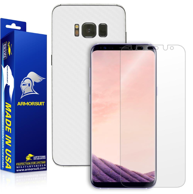 Samsung Galaxy S8 Plus Carbon Fiber Skin Protector