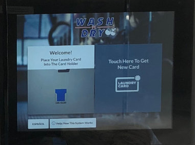 Custom Kiosk (15 inch Diagonal Screen) for Laundromat