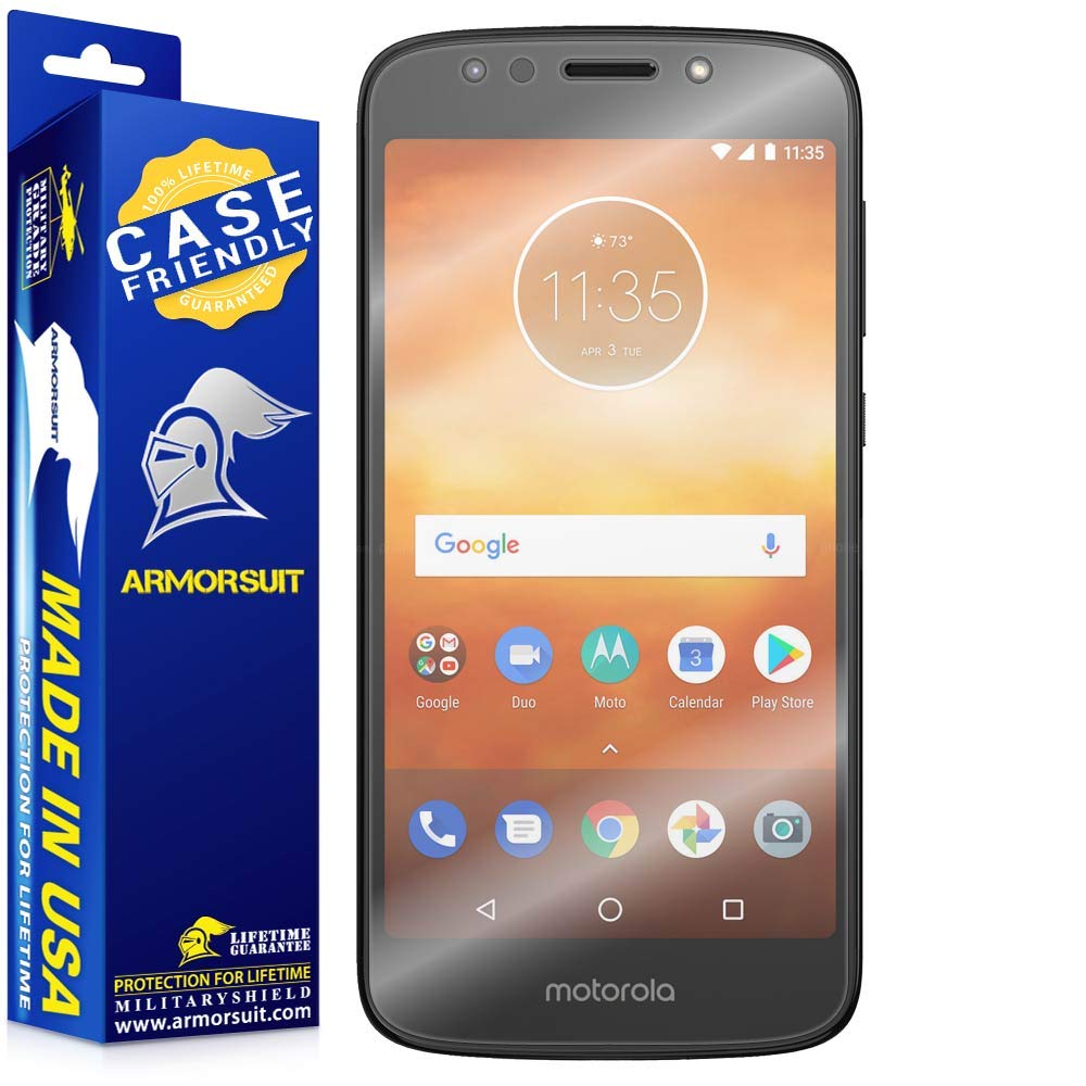 Pack] Motorola Moto E5 Play/E5 Cruise Case Friendly Screen Protecto
