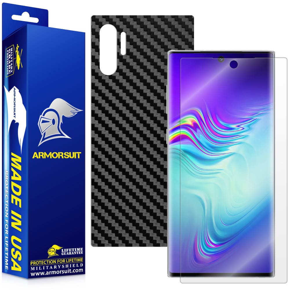 Samsung Galaxy Note 10 Plus Carbon Fiber Skin Protector