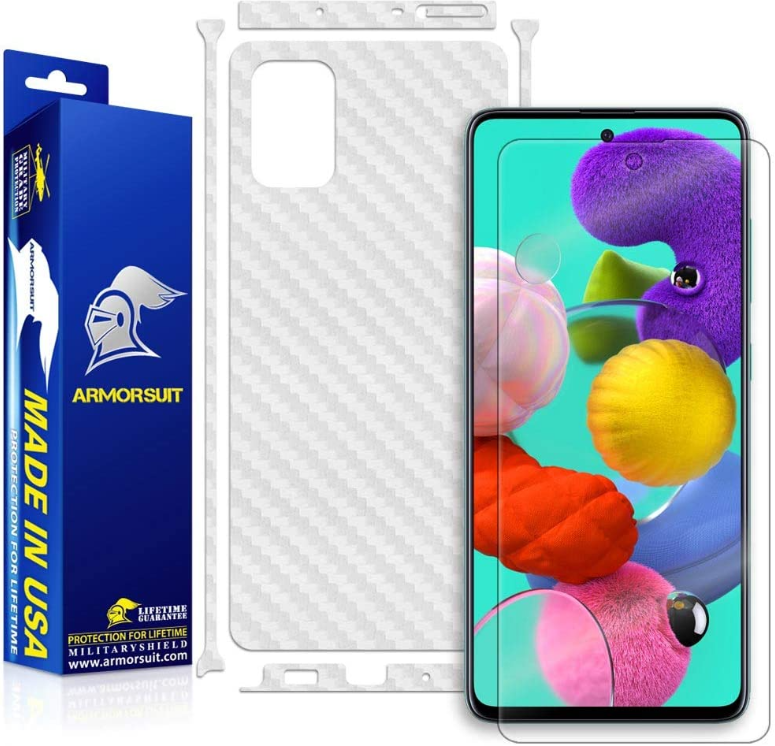 Samsung Galaxy A51 Carbon Fiber Skin Protector