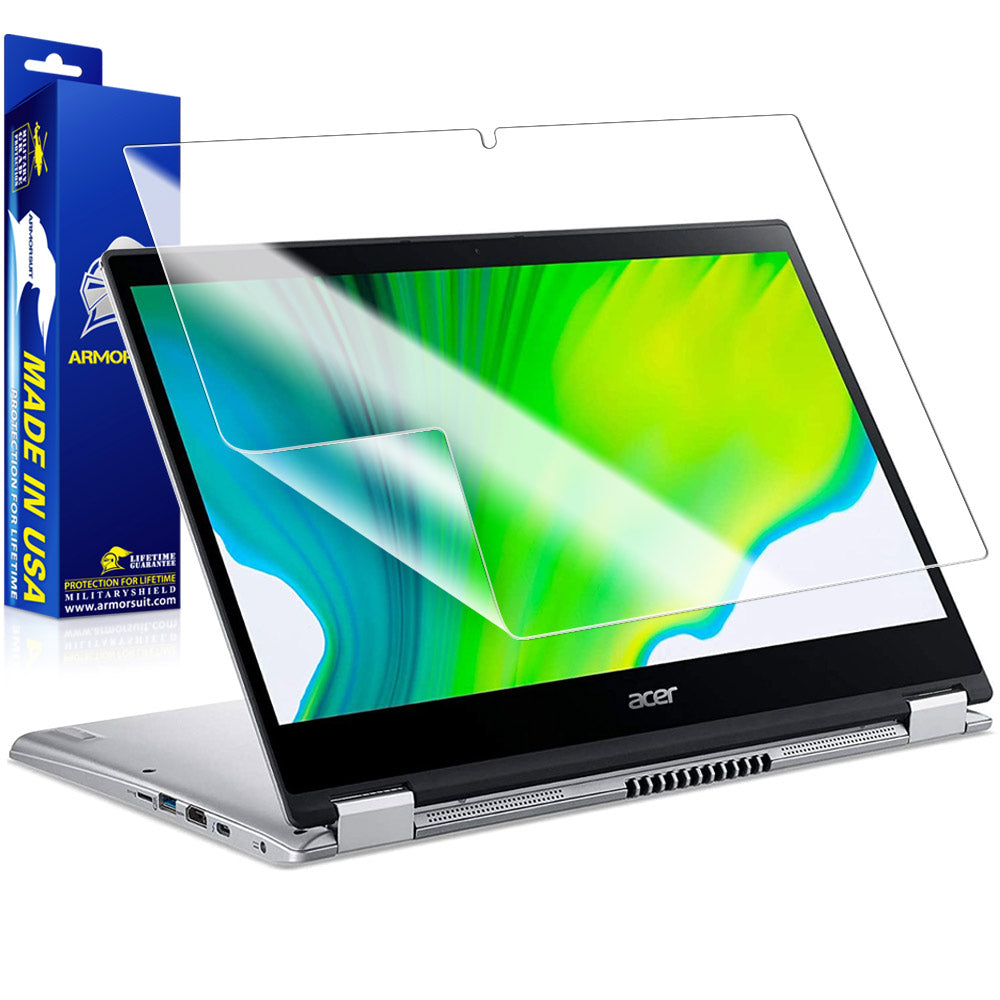 ArmorSuit MilitaryShield Screen Protector for Acer Spin 3 Laptop - SP313-51N-35GA (2021) - Max Coverage Anti-Bubble Clear Film