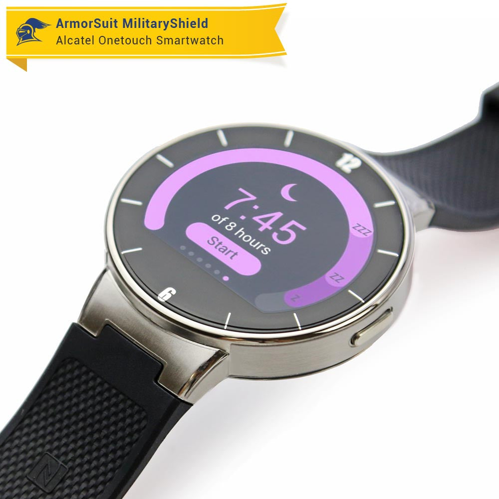 Alcatel Onetouch Smartwatch Screen Protector + Full Body Skin