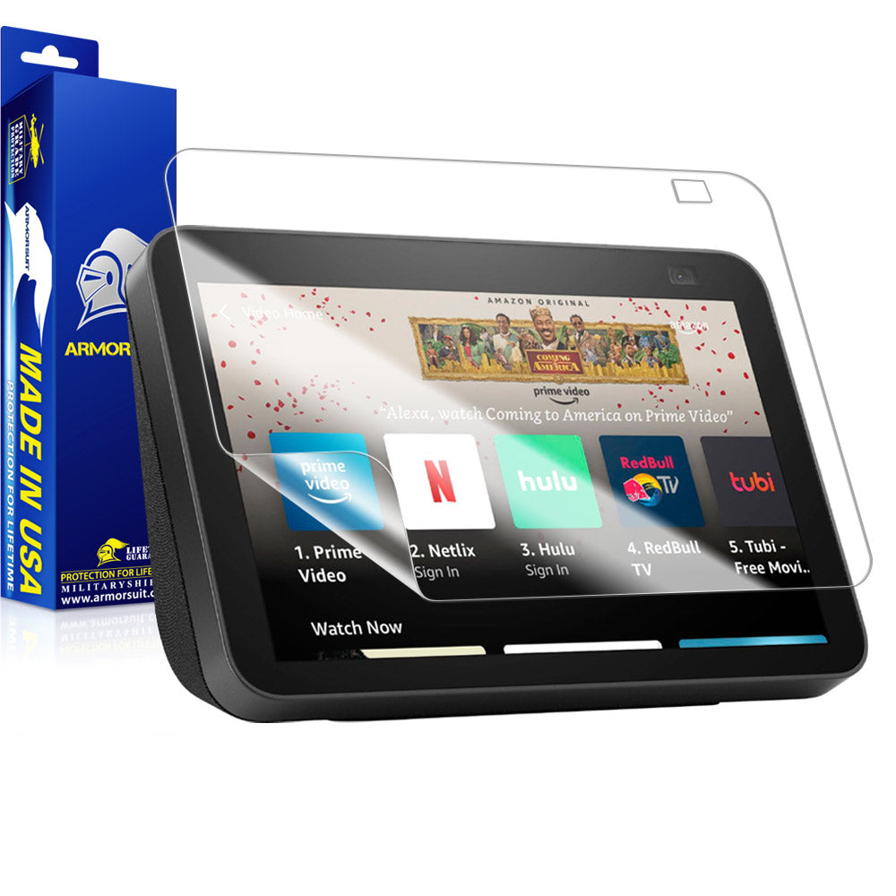 ArmorSuit MilitaryShield Screen Protector Designed for Amazon Echo Show 8 (2021) Max Coverage Anti-Bubble HD Clear Film