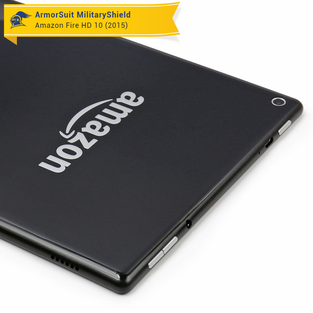 Amazon Fire HD 10 Screen Protector (10.1" - 2015 Edition) + Full Body Skin