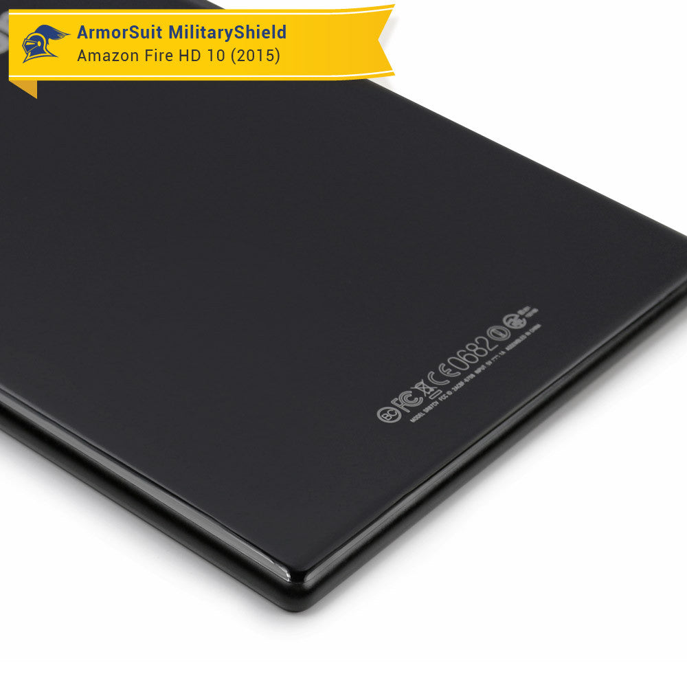 Amazon Fire HD 10 Screen Protector (10.1" - 2015 Edition) + Full Body Skin