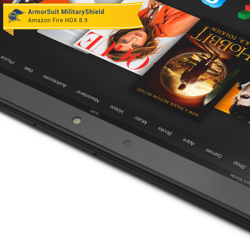 Amazon Fire HDX 8.9" (2014) / Kindle Fire HDX 8.9" Screen Protector + Full Body Skin Protector