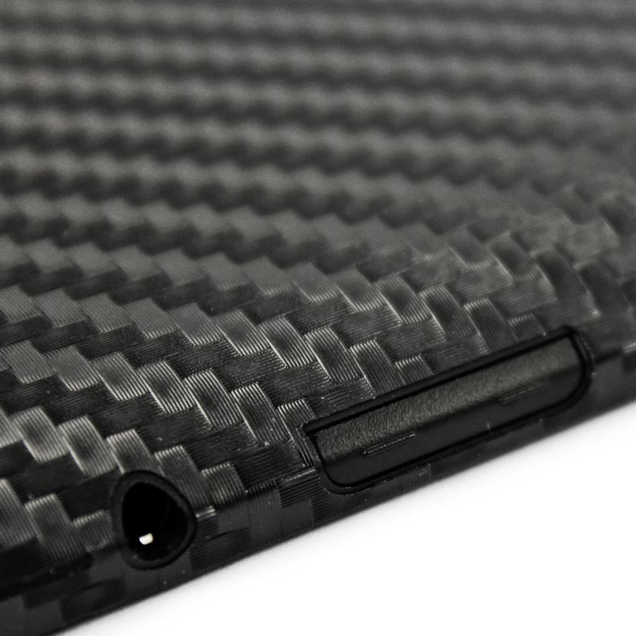 Amazon Kindle Fire HD 7 Inch (2012 First Generation) Screen Protector + Black Carbon Fiber Skin Protector