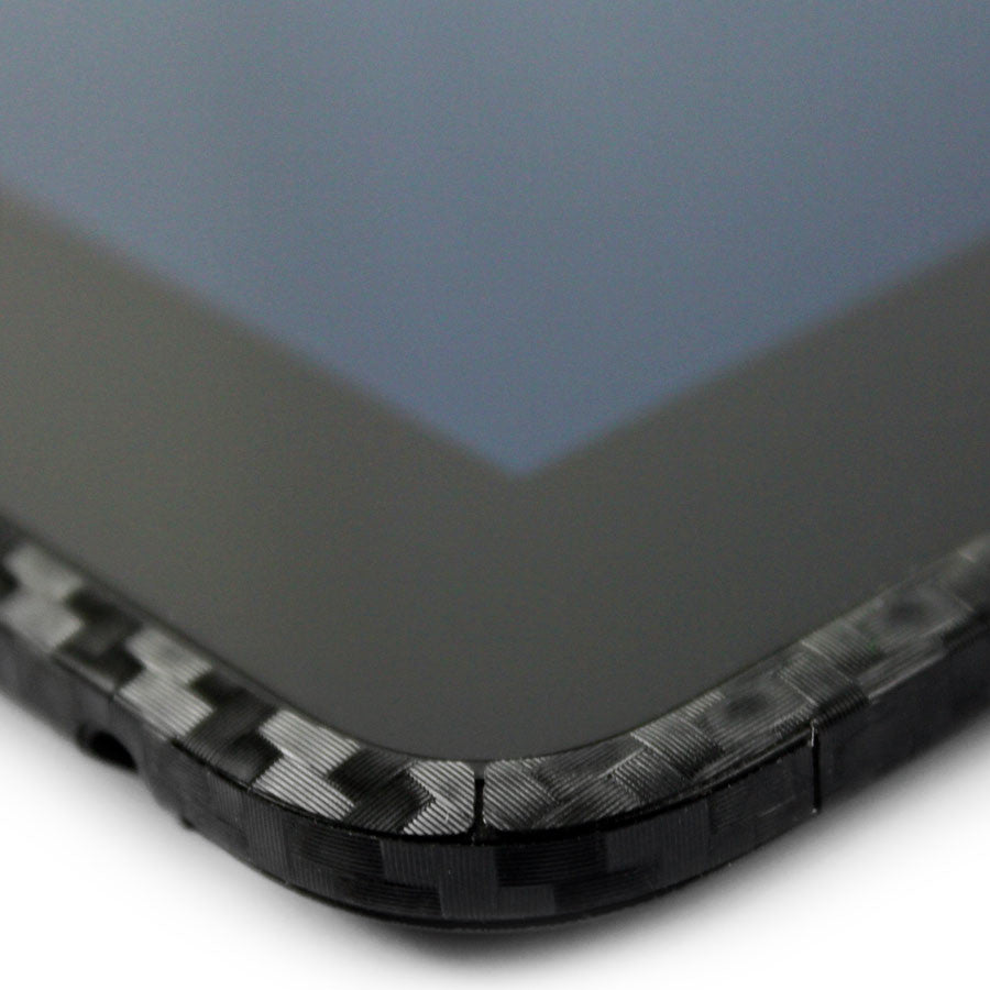 Amazon Kindle Fire HD 7 Inch (2012 First Generation) Screen Protector + Black Carbon Fiber Skin Protector