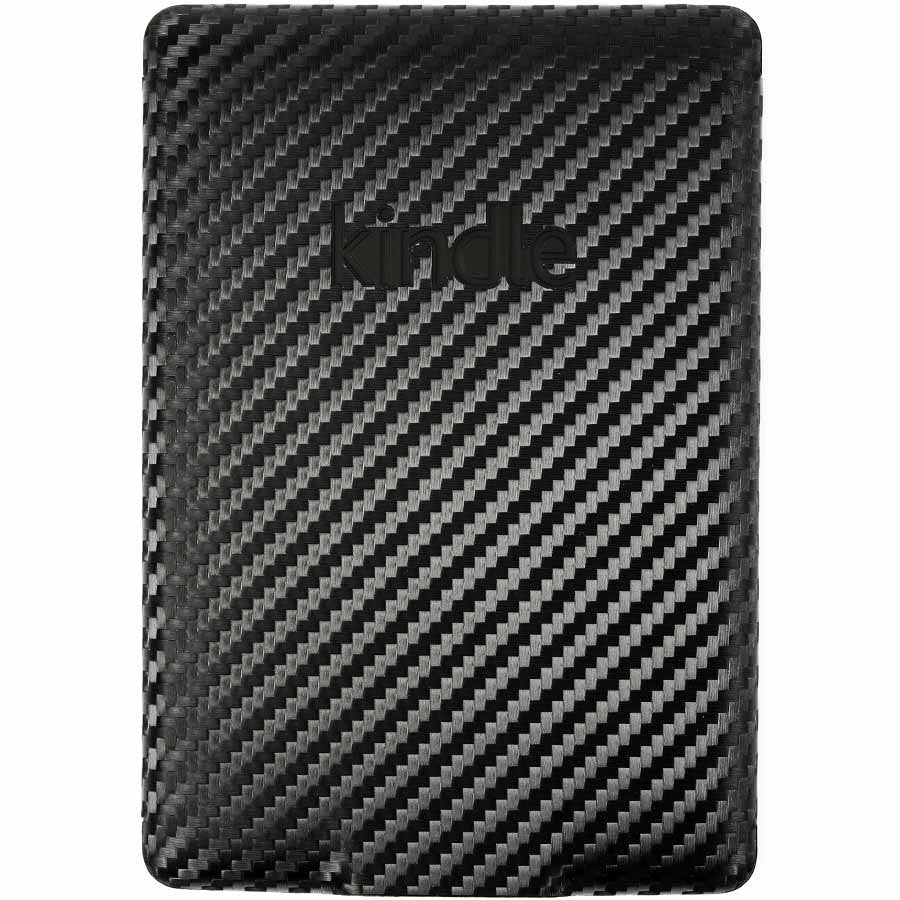 Amazon Kindle Paperwhite Screen Protector + Black Carbon Fiber skin Protector