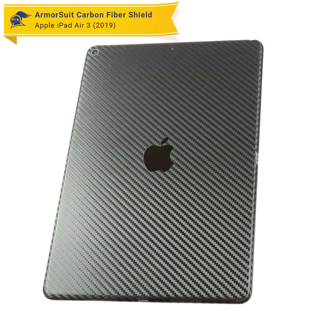 Apple iPad Air 3 (2019) 4G LTE Screen Protector + Carbon Fiber Skin
