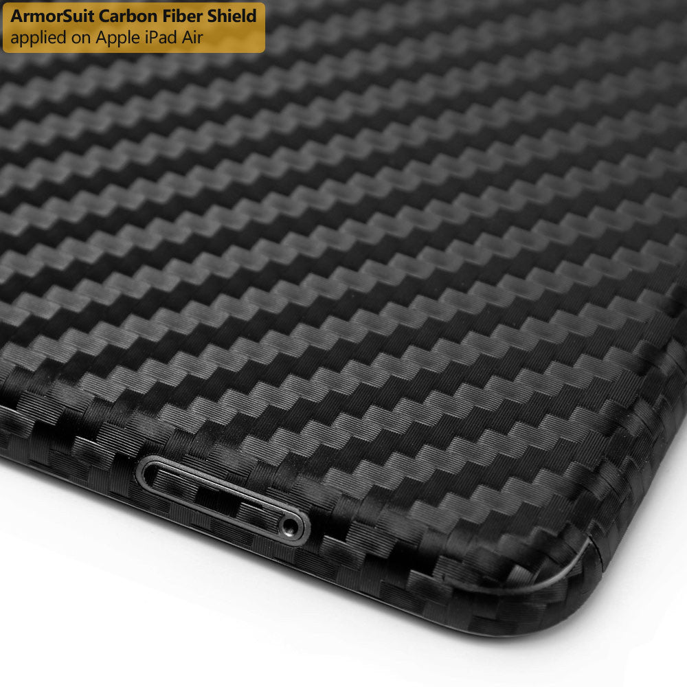 Apple iPad Air (WiFi + LTE) Screen Protector + Carbon Fiber Film Protector