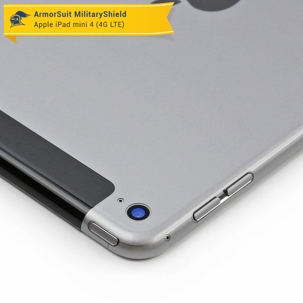 Apple iPad Mini 4 (WiFi + 4G LTE) Screen Protector + Full Body Skin Protector