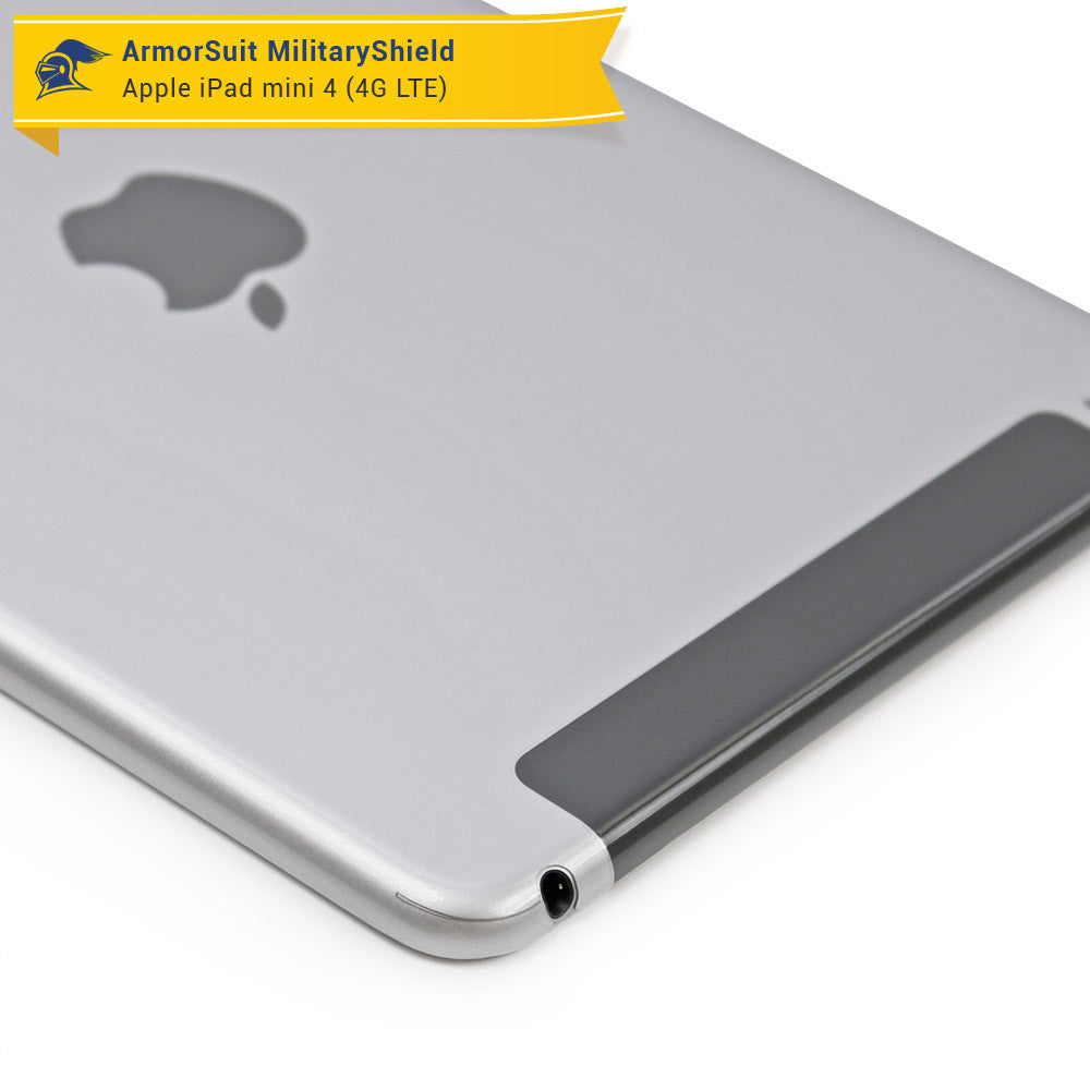 Apple iPad Mini 4 (Wifi + 4G LTE ) Matte (Anti-Glare) Screen Protector + Matte Full Body Skin Protector