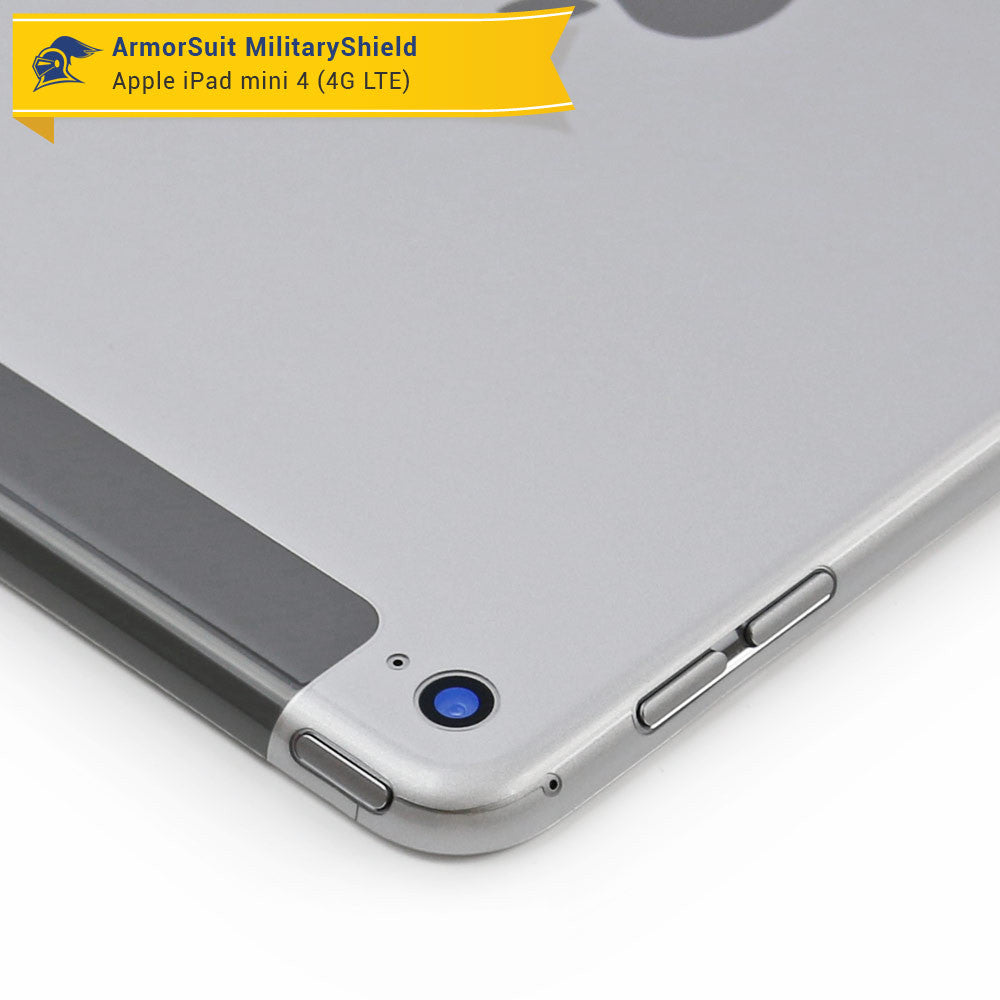 Apple iPad Mini 4 (Wifi + 4G LTE ) Matte (Anti-Glare) Screen Protector + Matte Full Body Skin Protector