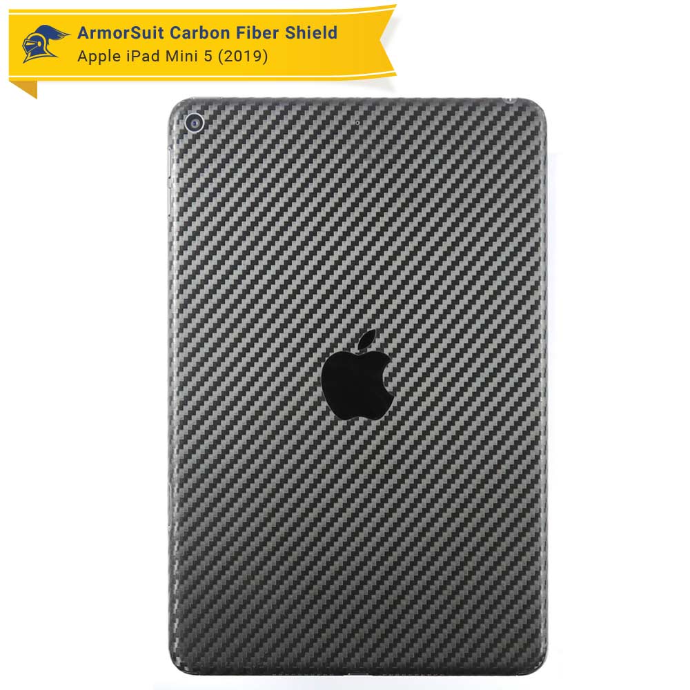 Apple iPad Mini 5 (2019) 4G LTE Screen Protector + Carbon Fiber Skin