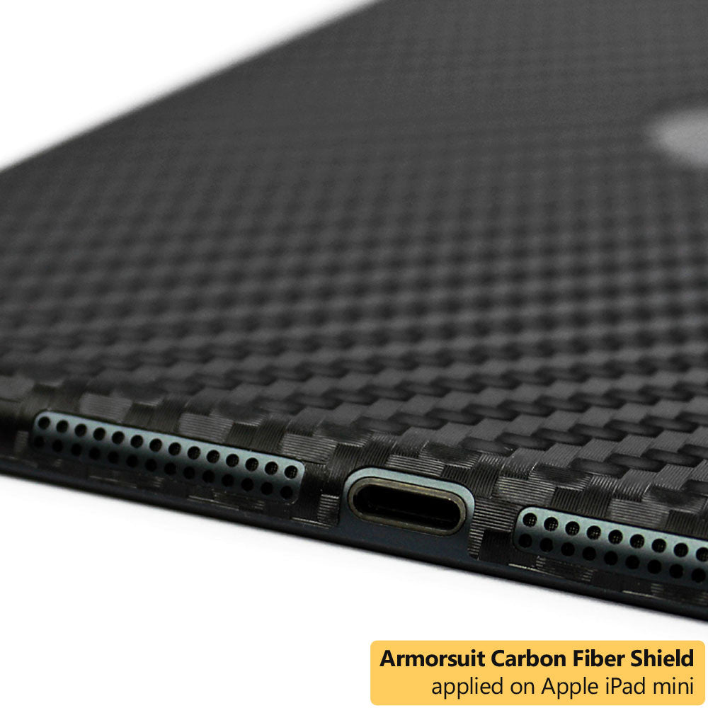 Apple iPad Mini (Wifi + 4G LTE) Screen Protector + Carbon Fiber Film Protector