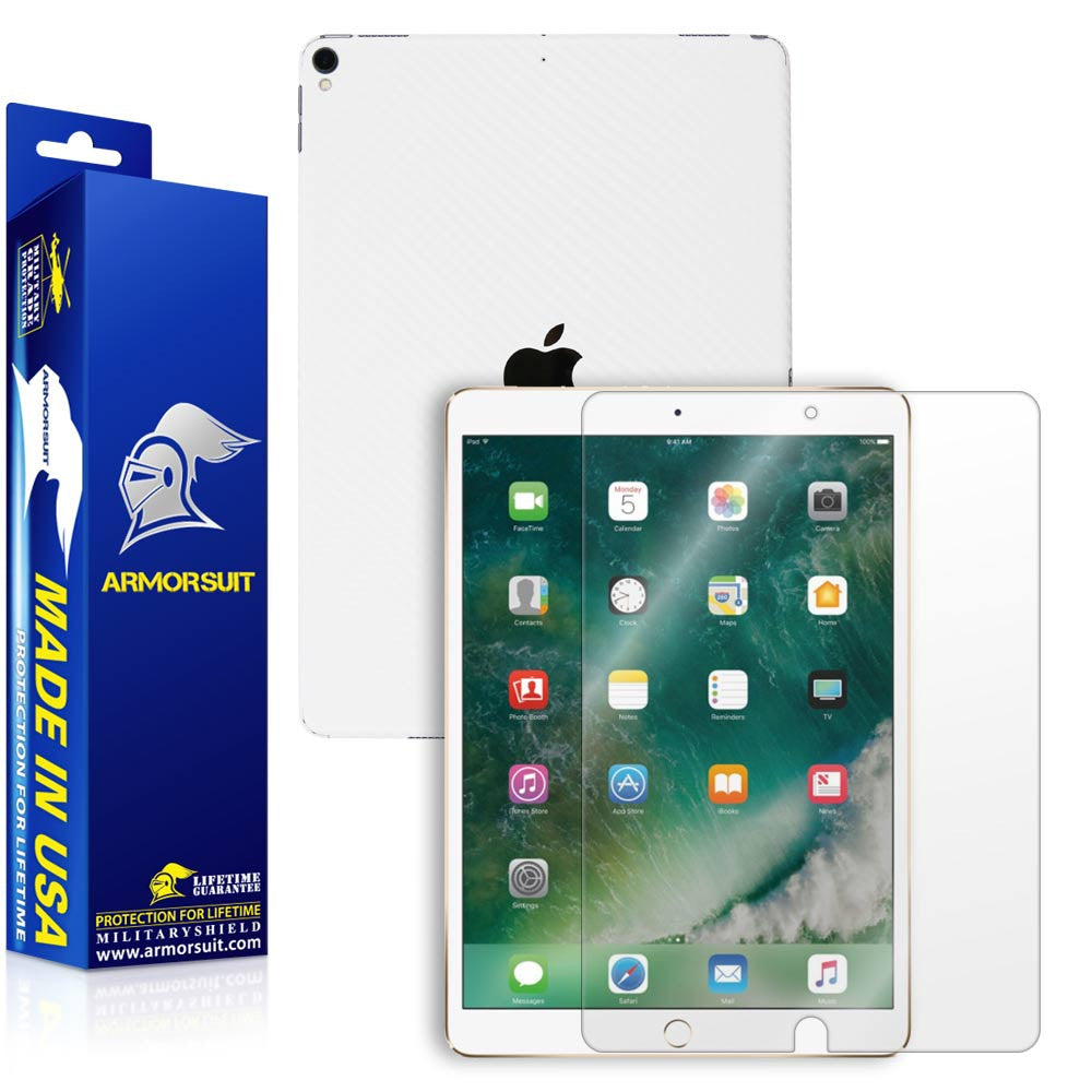 Apple iPad Pro 10.5" (2017) Screen Protector + Carbon Fiber (WiFi Only)