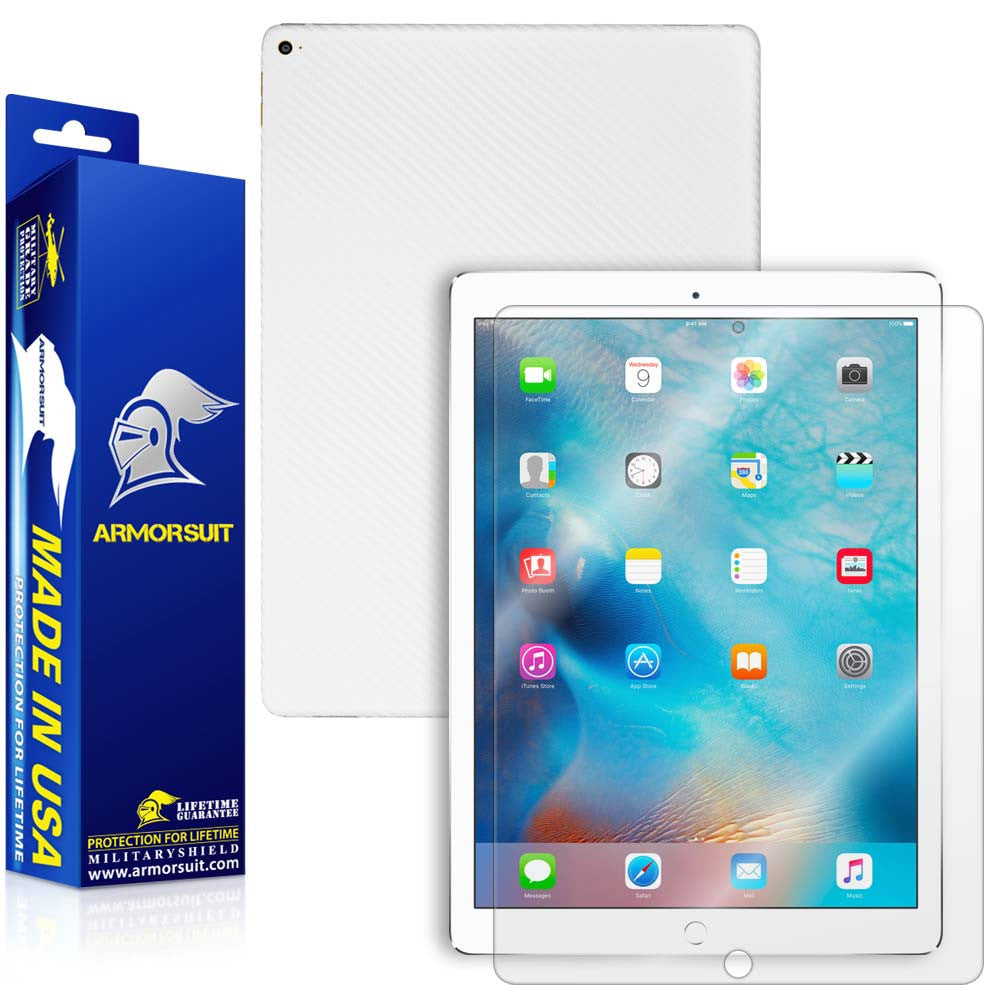Apple iPad Pro 12.9" Screen Protector + Vinyl Skin Wrap Film