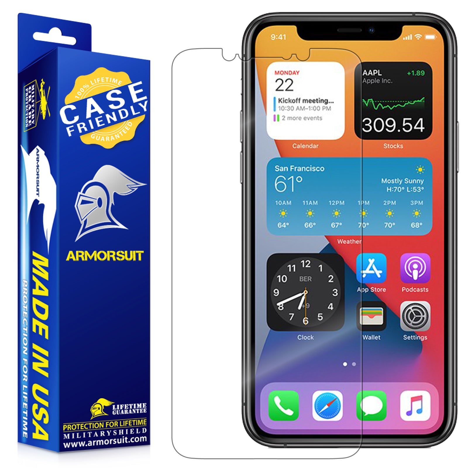 iPhone 11 Pro Max Tempered Glass Screen Protector 2 Pack