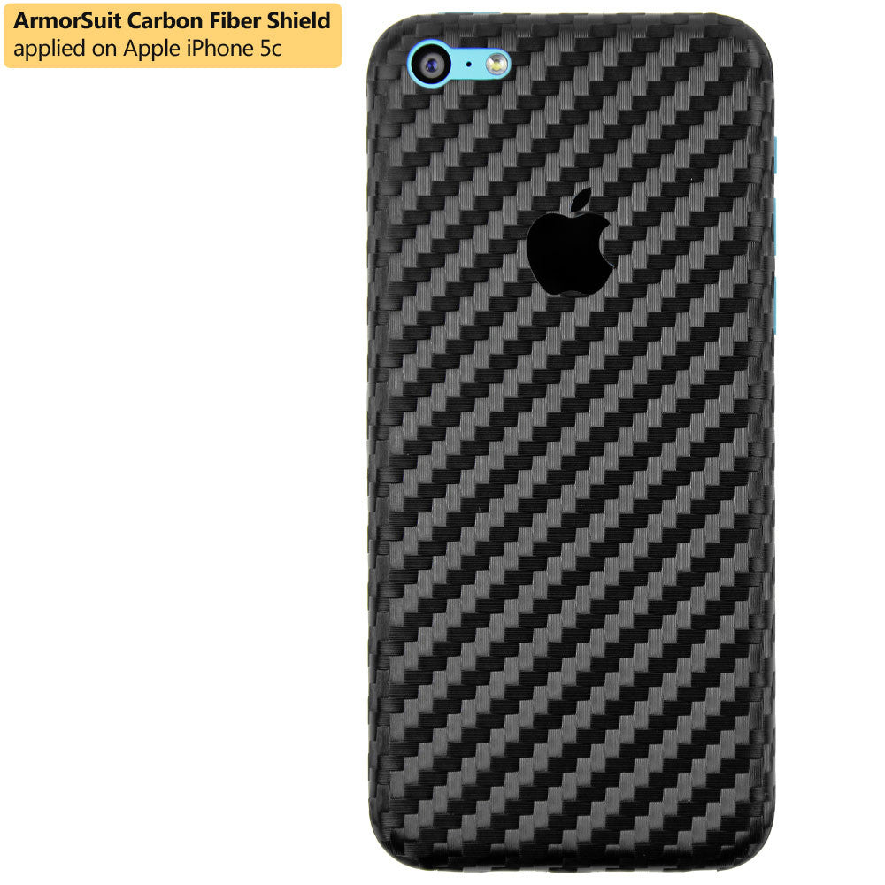 Apple iPhone 5c Screen Protector + Carbon Fiber Film Protector