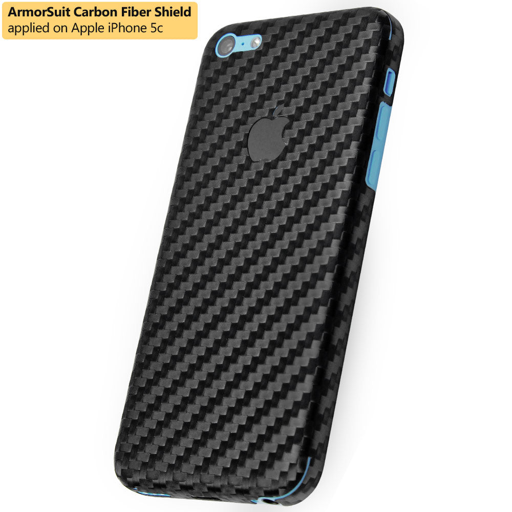 Apple iPhone 5c Screen Protector + Carbon Fiber Film Protector