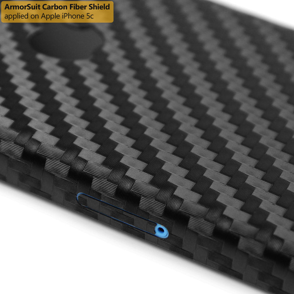 Apple iPhone 5c Screen Protector + Carbon Fiber Film Protector