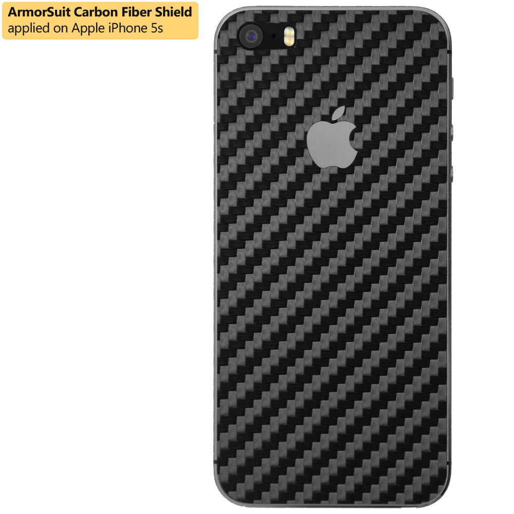 Apple iPhone 5/ 5S Screen Protector + Carbon Fiber Film Protector