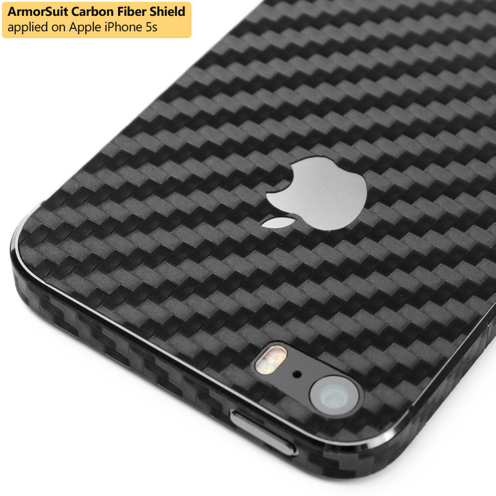 Apple iPhone 5/ 5S Screen Protector + Carbon Fiber Film Protector