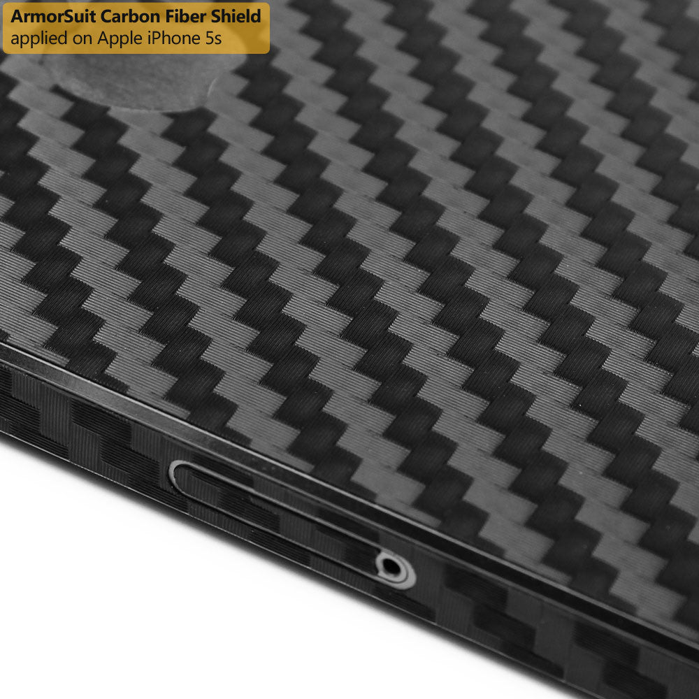 Apple iPhone 5/ 5S Screen Protector + Carbon Fiber Film Protector