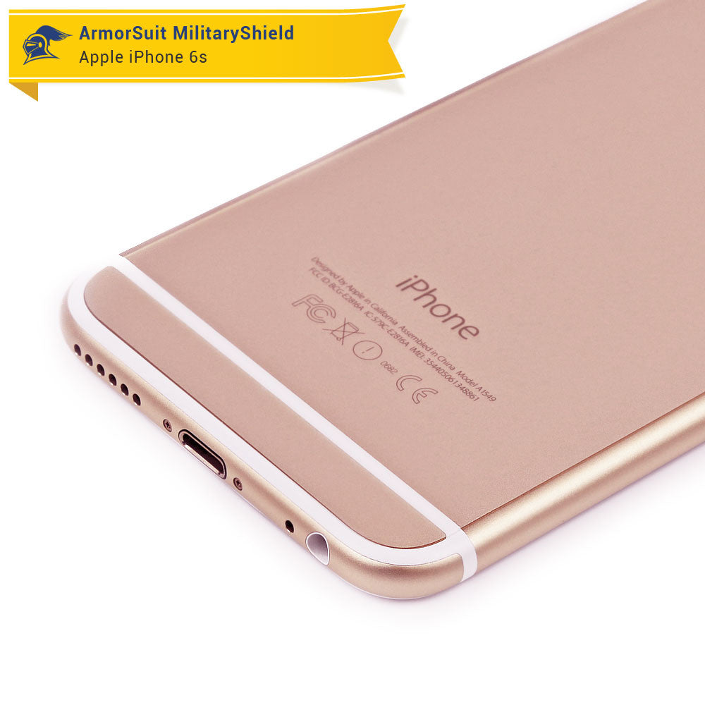 Apple iPhone 6s Screen Protector + Easy Installation Back Skin Protector