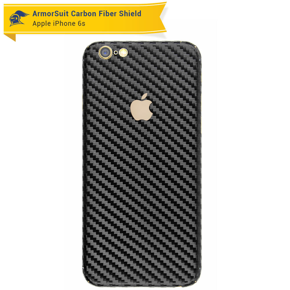 Apple iPhone 6s Plus Screen Protector + Carbon Fiber Skin