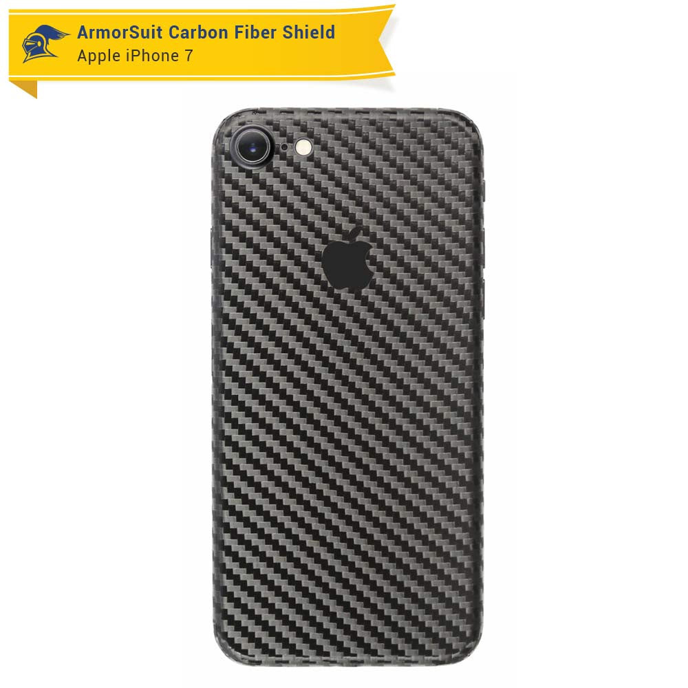 Apple iPhone 7 Screen Protector + Carbon Fiber Skin