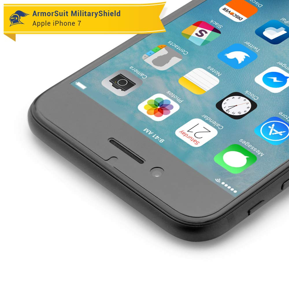 Apple iPhone 7 Screen Protector + Carbon Fiber Skin